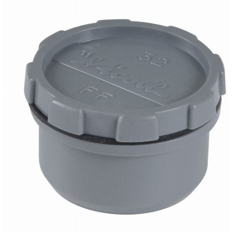 foto del prodotto nicoll chiusino tappo pvc grigio 100 mm ft