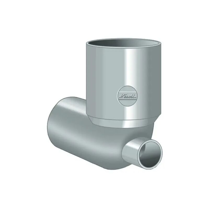 foto del prodotto nicoll curva wc con attacco frontale ad incollaggio in pvc 100x40