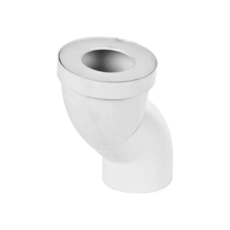foto del prodotto nicoll curva wc orientabile 360 maschio femmina in pvc 100