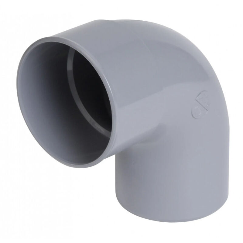 foto del prodotto nicoll gomito in pvc 87 30 90 mf 100