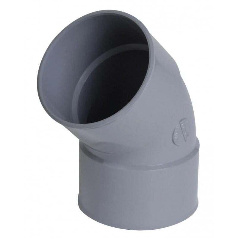 foto del prodotto nicoll gomito pvc 45 ff 125