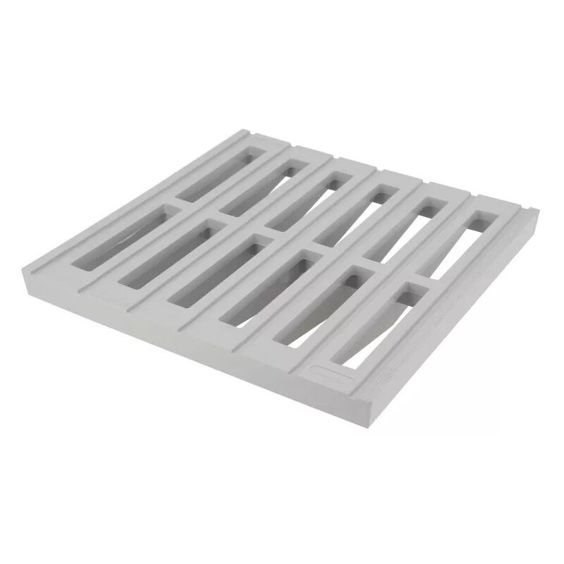 foto del prodotto nicoll gr25 griglia a pavimento senza cornice 250x250mm grigio chiaro
