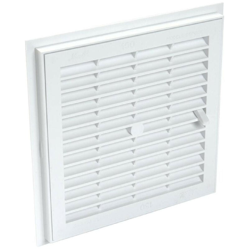 foto del prodotto nicoll griglia di ventilazione 1f164 quadrata con chiusura 201x201mm bianco