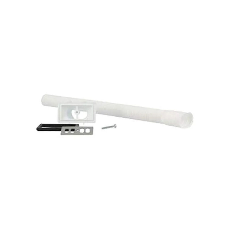 foto del prodotto nicoll kit di troppopieno rettangolare per vaschette per salse con tubo corrugato