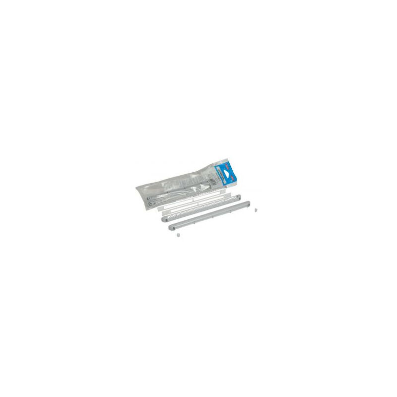 foto del prodotto nicoll kit doppio regolatore deflettore coperchio a vite vite 30m grigio chiaro 1khf130g