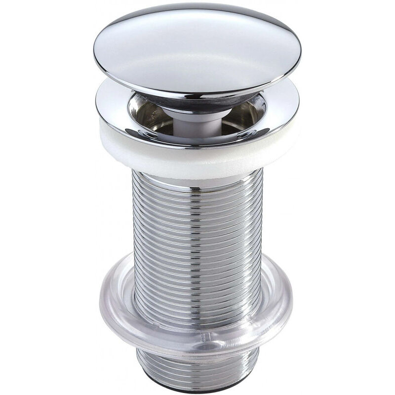foto del prodotto nicoll scarico a mano in ottone clic clac lungo 10cm 0501095