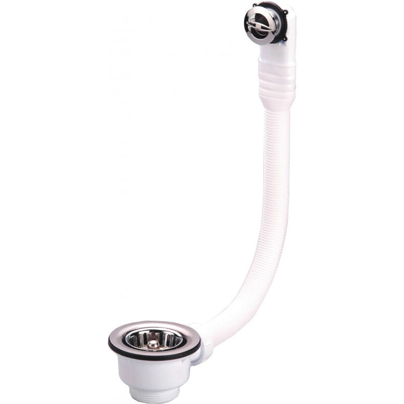 foto del prodotto nicoll scarico con cestello manuale e troppopieno d.60mm 0204121