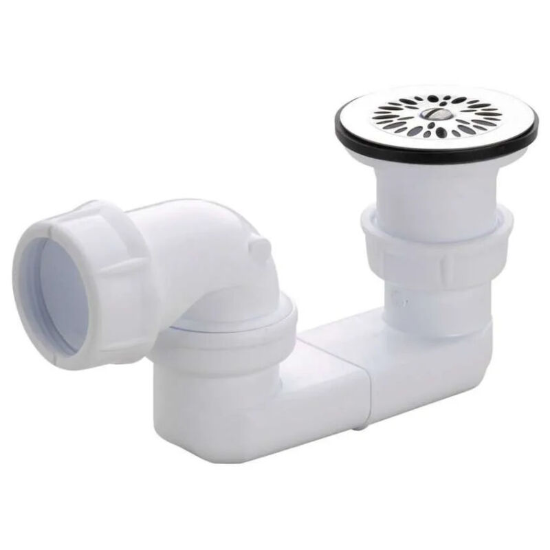 foto del prodotto nicoll scarico girevole in pvc con griglia per vaschetta d.50 0205003