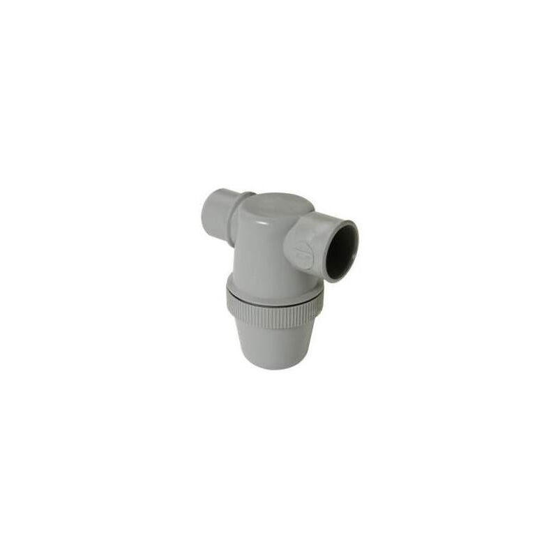 foto del prodotto nicoll sifone orizzontale per bottiglie in pvc da 32 mm di diametro