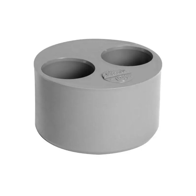 foto del prodotto nicoll tampone di riduzione doppio ad incollaggio maschio femmina in pvc 100 40 40 m f f