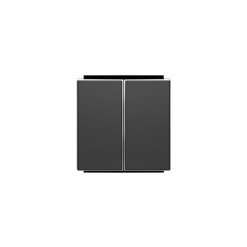 foto del prodotto niessen chiave a doppio interruttore black soft sky 8511 ns