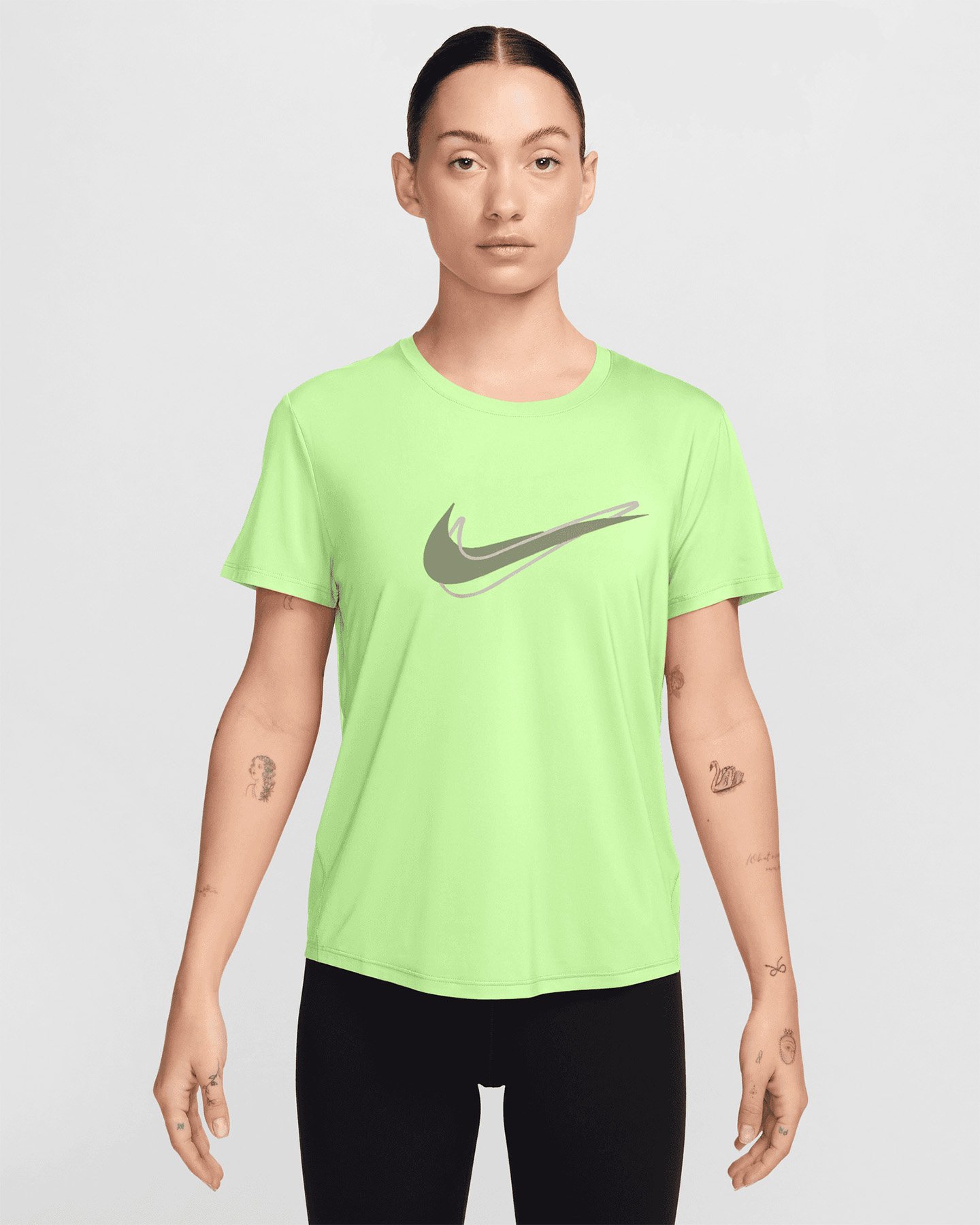foto del prodotto nike one swoosh w t shirt running donna giallo