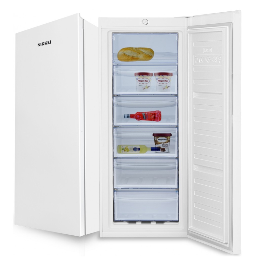 foto del prodotto nikkei sncv210 congelatore verticale 210lt classe f