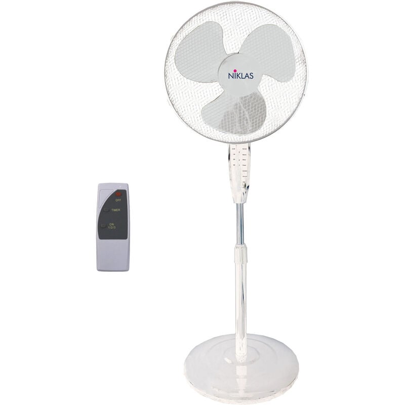foto del prodotto niklas comfort ventilatore a piantana con telecomando