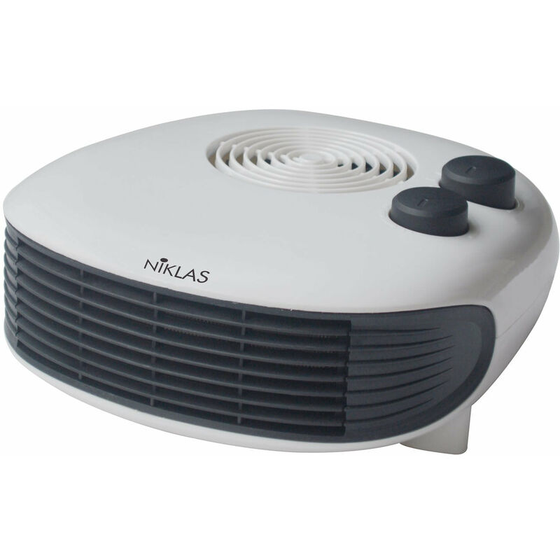 foto del prodotto niklas termoventilatore orizzontale caldobagno design moderno frisbee 2000w