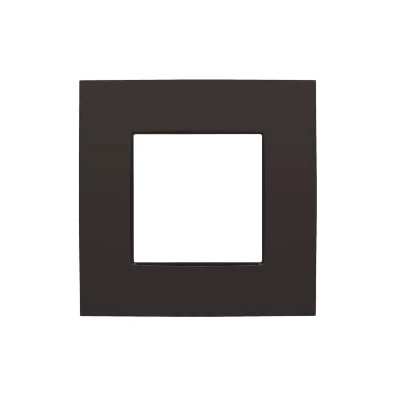 foto del prodotto niko 124 76100 simple plaque de recouvrement intense dark brown