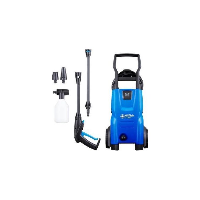 foto del prodotto nilfisk 128470921 idropulitrice verticale elettrico 440 l h 1400 w blu, nero