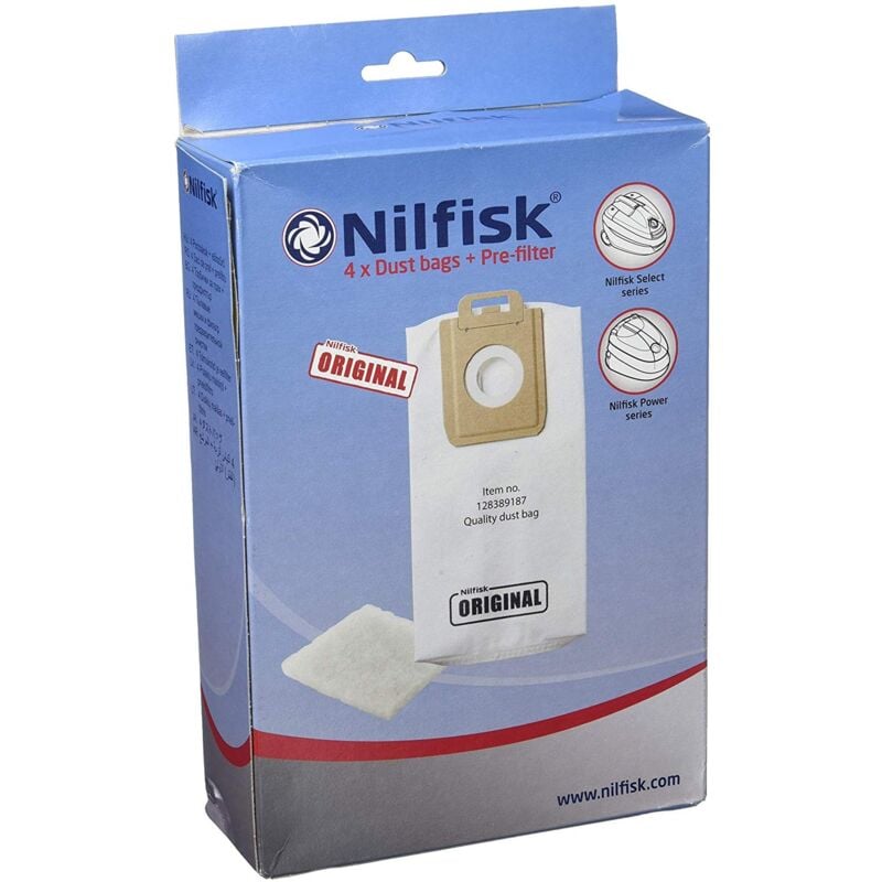 foto del prodotto nilfisk confezione di 4 sacchetti igienici pre filtro aspirapolvere 1557170627614166320