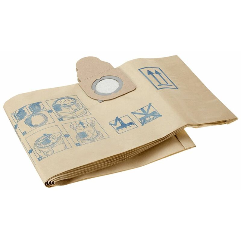 foto del prodotto nilfisk sacchetto filtro aero 600 840 5 pezzi aspirapolvere 3368773662894522319