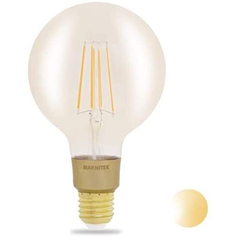 foto del prodotto nilox glow li lampadina intelligente 6w trasparente giallo wi-fi