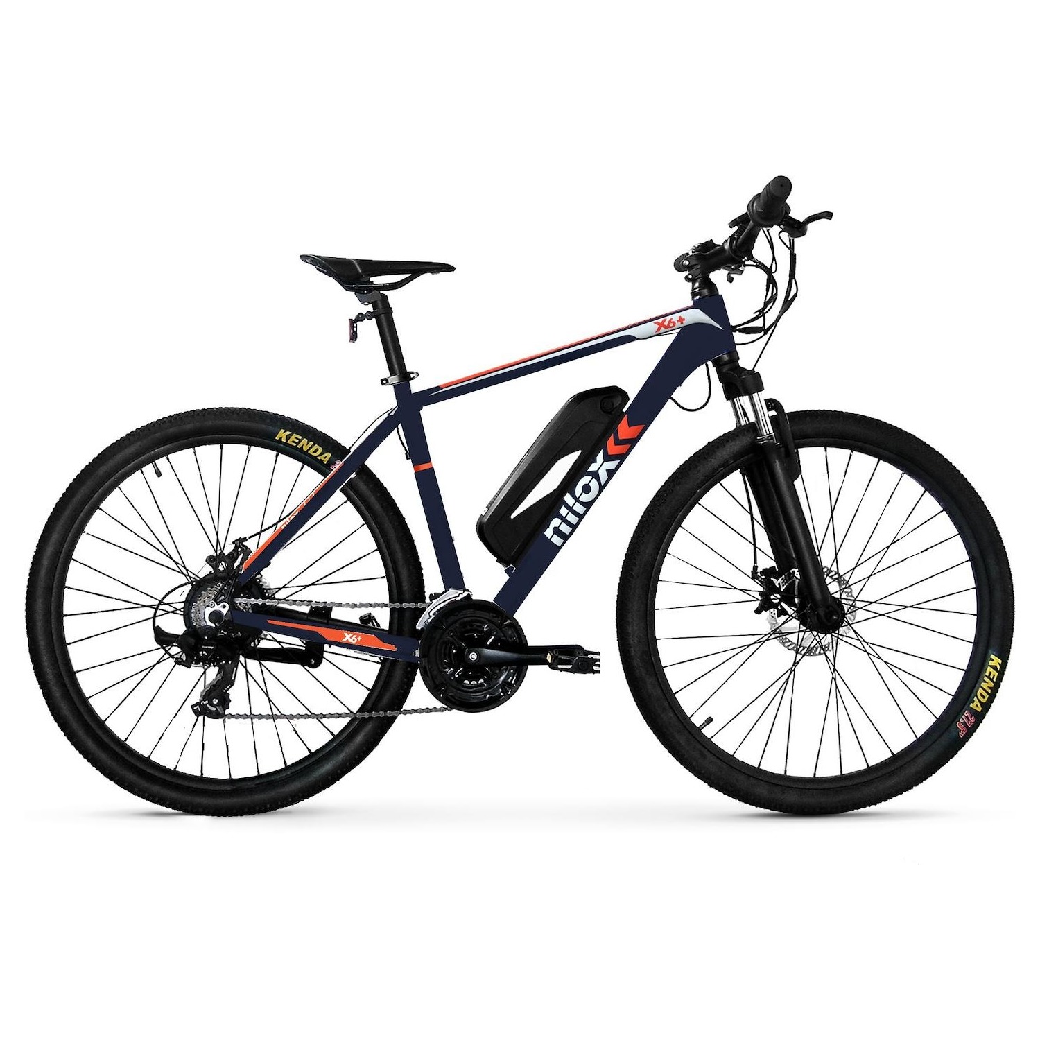 foto del prodotto nilox x6 plus nero, blu alluminio 69,8 cm 27.5 21 kg