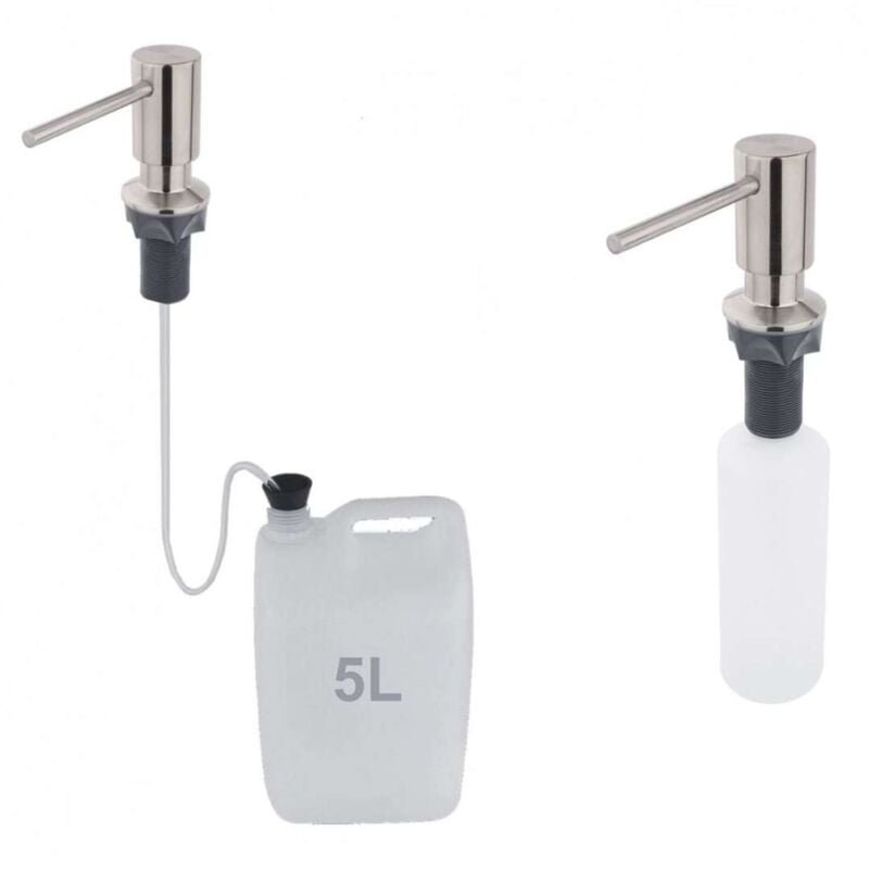 foto del prodotto nimco altro distributore di sapone o disinfettante, 350 mm, da incasso, acciaio inox unm 4031vh 10