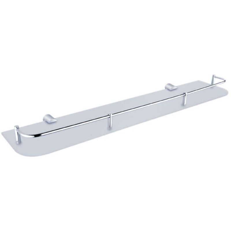 foto del prodotto nimco bormo ripiano, lunghezza 60 cm, vetro satinato cromo br 11091ax 60 26