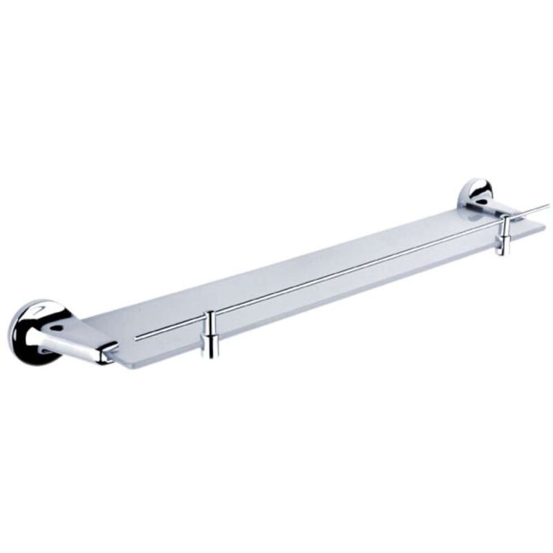 foto del prodotto nimco monolit ripiano, lunghezza 58 cm, vetro satinato cromo mo 4091x 26