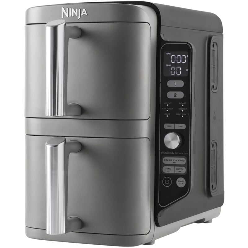 foto del prodotto ninja friggitrice ad aria sl400eu doppio cassetto verticale 9,5 l 2470w nero