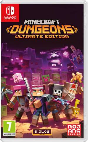foto del prodotto nintendo minecraft dungeons ultimate edition inglese, ita nintendo switch