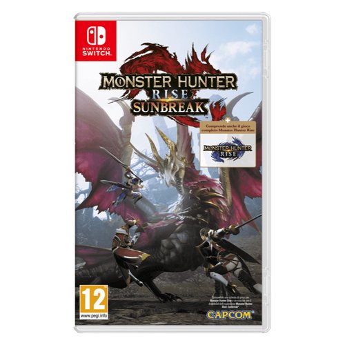 foto del prodotto nintendo monster hunter rise sunbreak set standard dlc ita nintendo switch