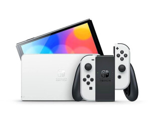 foto del prodotto nintendo switch oled videogioco mario kart 8 deluxe preinstallato, 64 gb touch screen wi fi nero, bianco