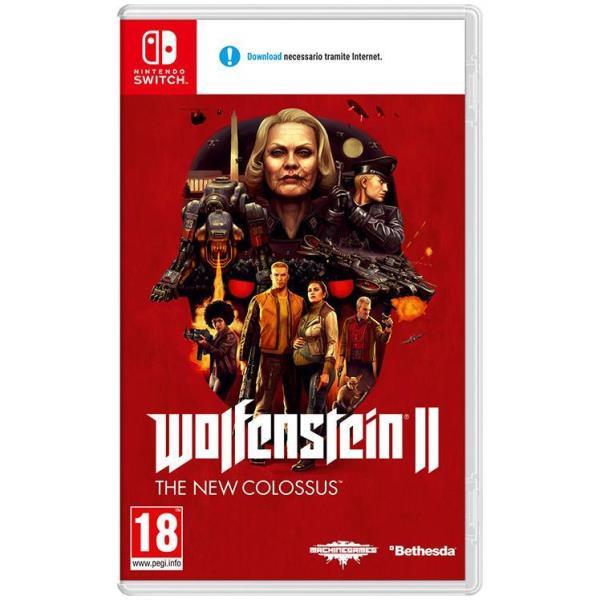 foto del prodotto nintendo wolfenstein ii the new colossus, switch standard nintendo switch