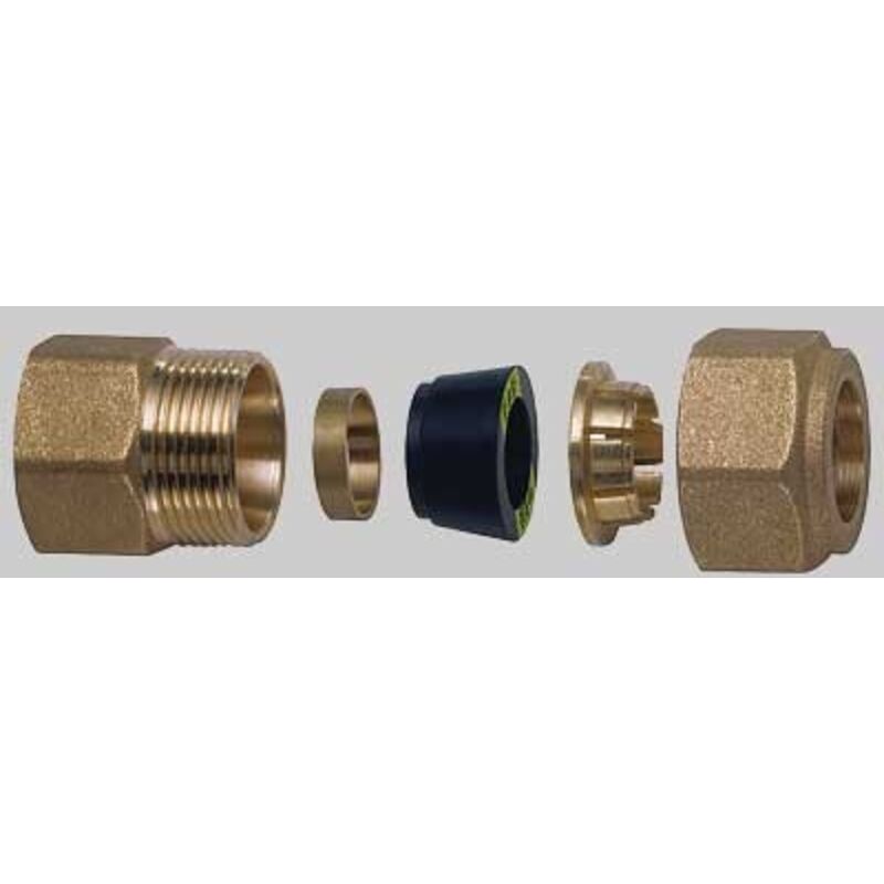 foto del prodotto niples femmina con kit di tenuta per tubo rame 1 2 x 18