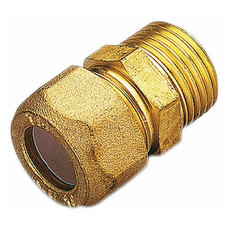 foto del prodotto niples maschio 3 4 22 per rame con ogiva in teflon