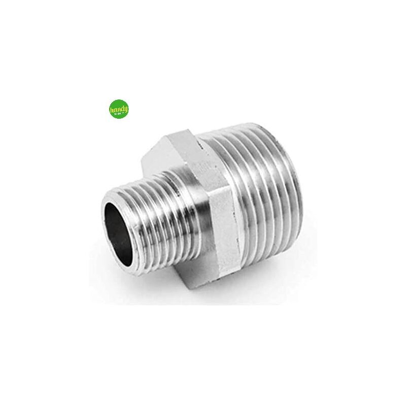 foto del prodotto niples maschio bicono 1 2 x 3 8 10 cromato