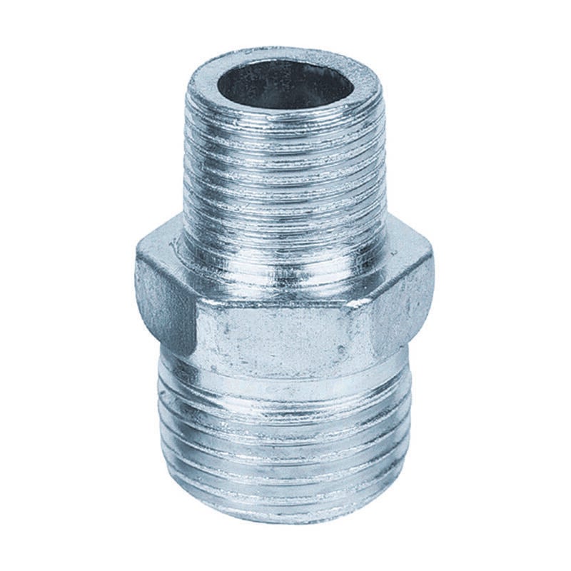 foto del prodotto niples ridotto esagonale maschio in ghisa zincata m 1 m 3 4