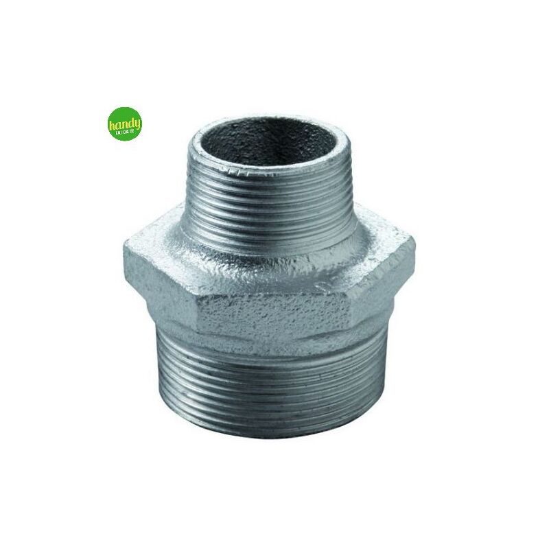 foto del prodotto niples ridotto in ghisa zincato gf maschio 1 x maschio 3/4