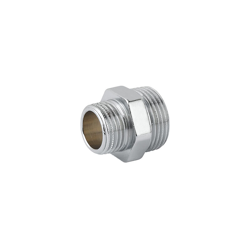 foto del prodotto niplles doppio ridotto mm ottone cromo 1 4 x 1 2