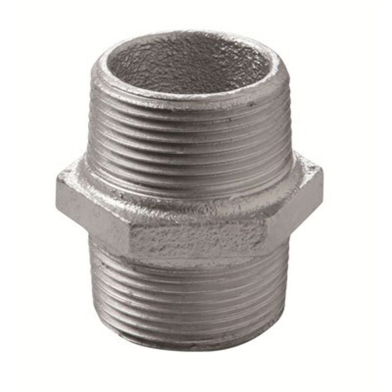 foto del prodotto nipple con filettatura dx sx zincato 1 2