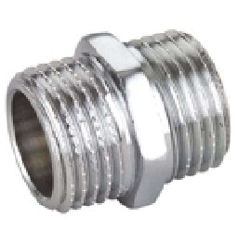 foto del prodotto nipple diritto mm in ottone cromo ibp 3 4 -conf