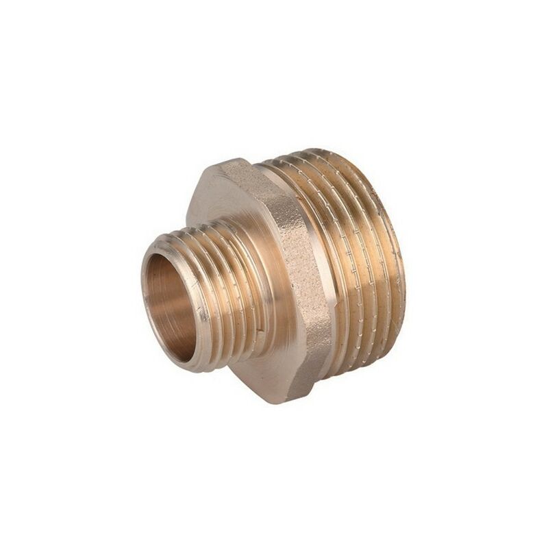 foto del prodotto nipple diritto ridotto mm ottone giallo 1 4 x 3 8
