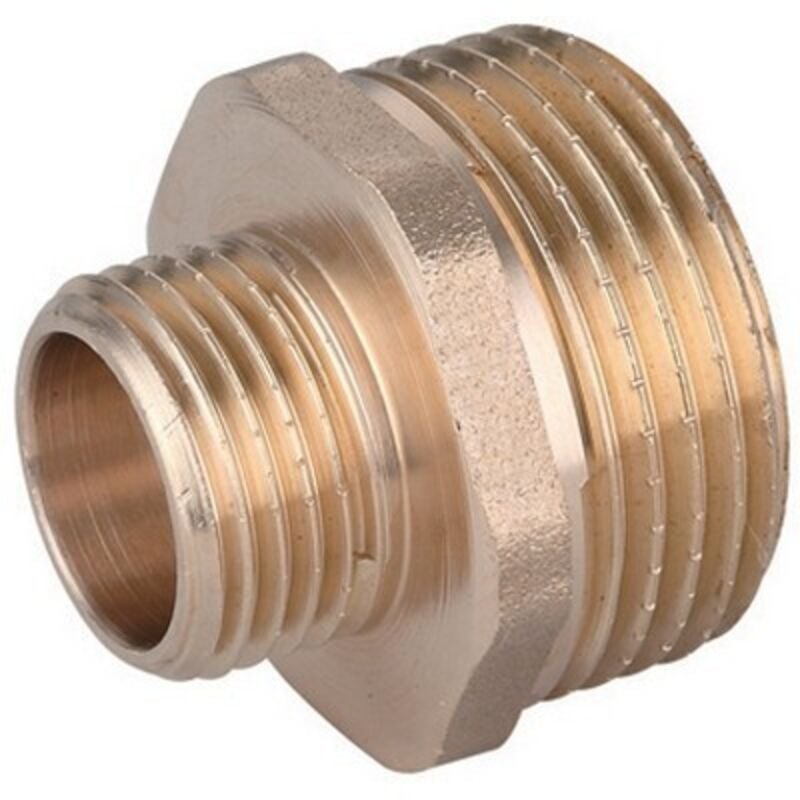 foto del prodotto nipple diritto ridotto mm ottone giallo ibp 1 x 1 2 -conf