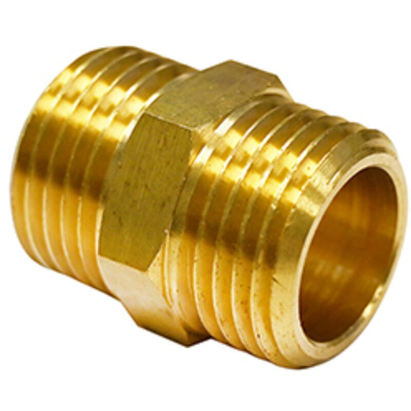 foto del prodotto nipple in ottone per tubi gas e acqua