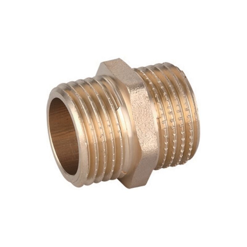 foto del prodotto nipples diritto mm ottone giallo 1 2 tiemme