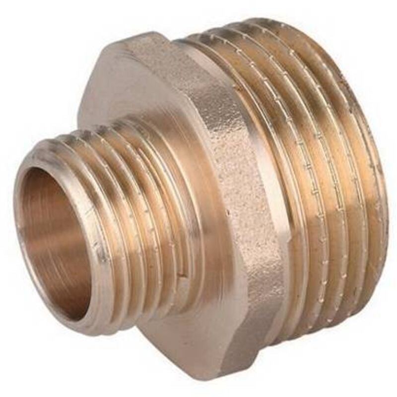 foto del prodotto nipples diritto ridotto mm ottone giallo 1'1/4 x 1'