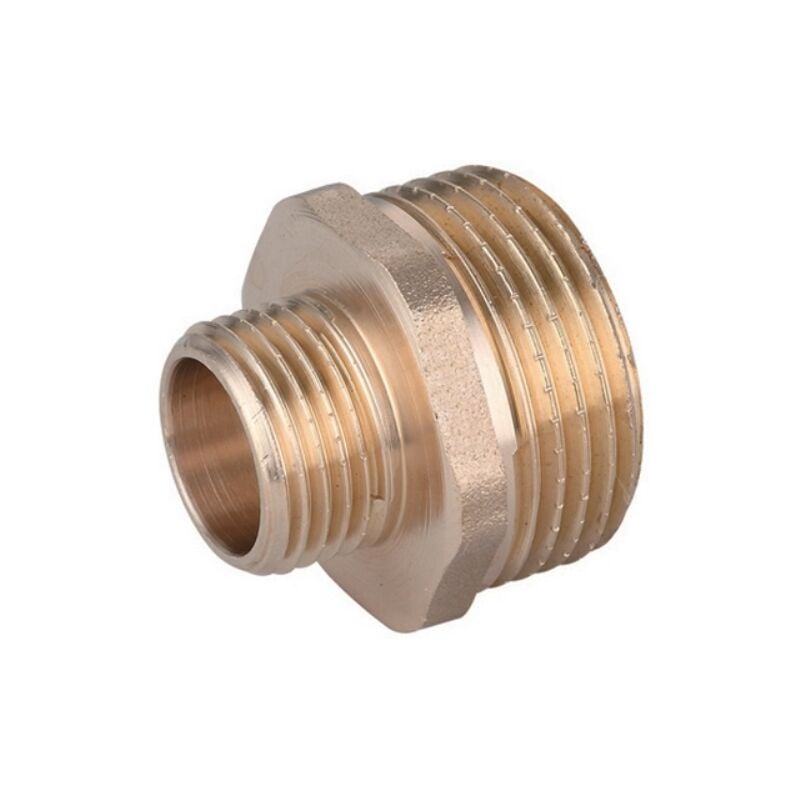 foto del prodotto nipples diritto ridotto mm ottone giallo ibp 1 1 4 x 1 ibp