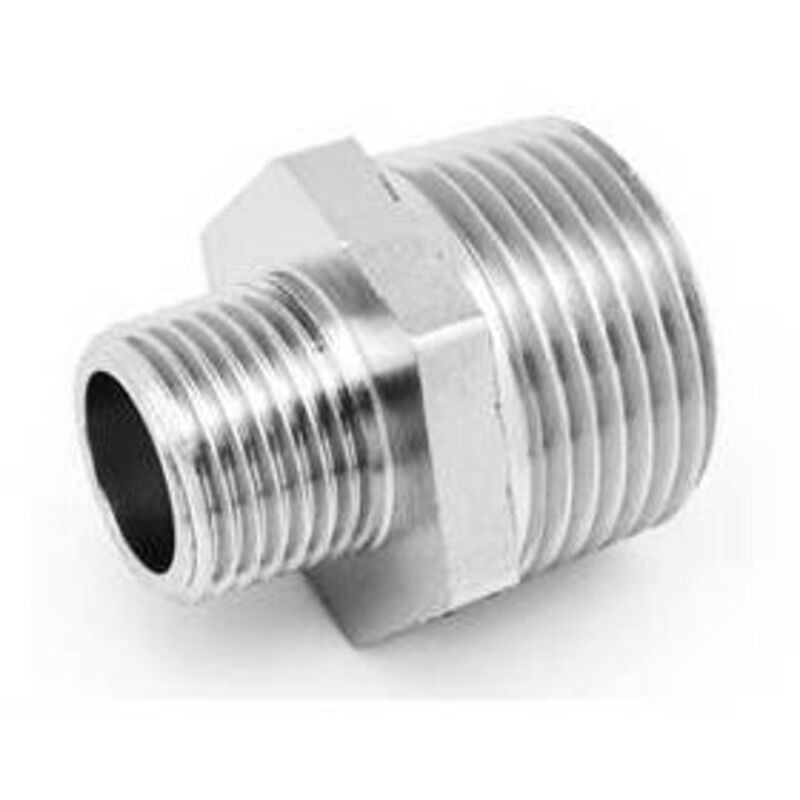 foto del prodotto nipples ridotto mm in ottone cromo ibp 1 2 x 1 4 ibp