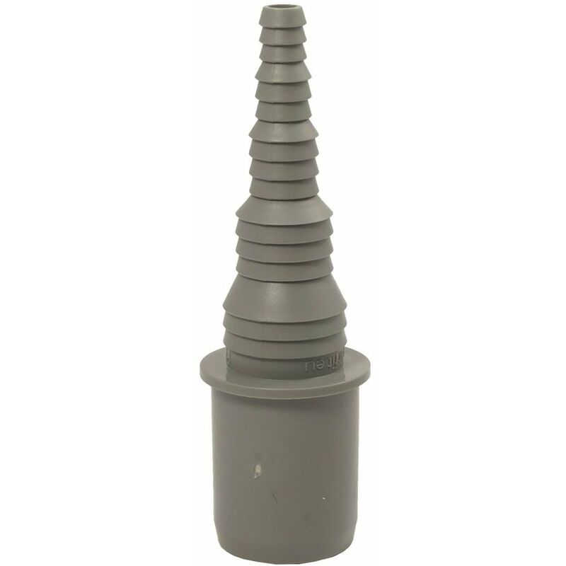 foto del prodotto nipplo per tubi dn 32, per tubi da 8 a 25 mm di diametro, colore grigio ks airfit
