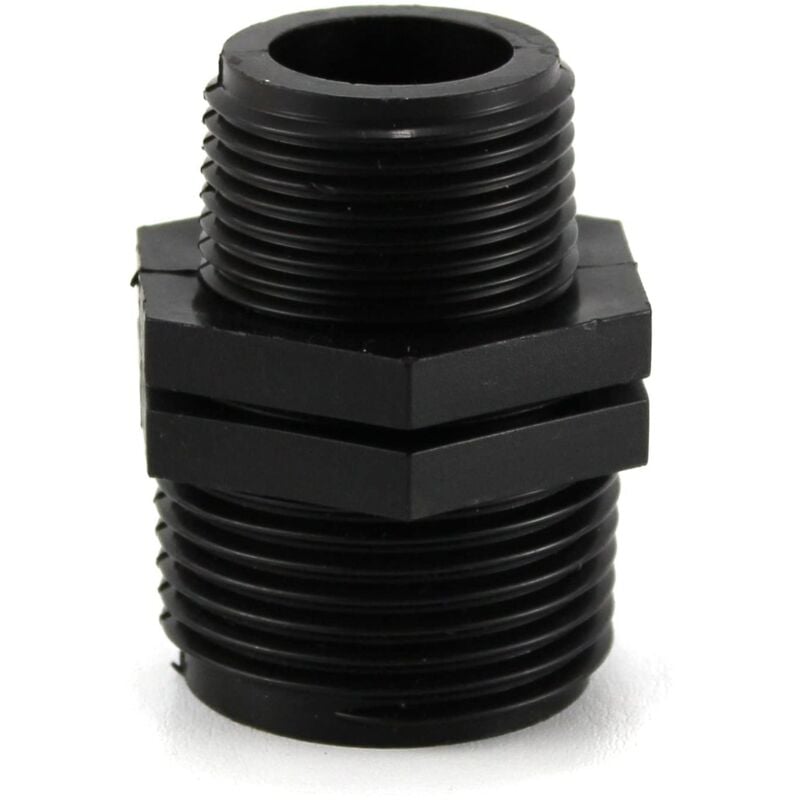 foto del prodotto nipplo ridotto filettato in polipropilene pn10 per irrigazione e giardinaggio -1'1/4 x 3/4'